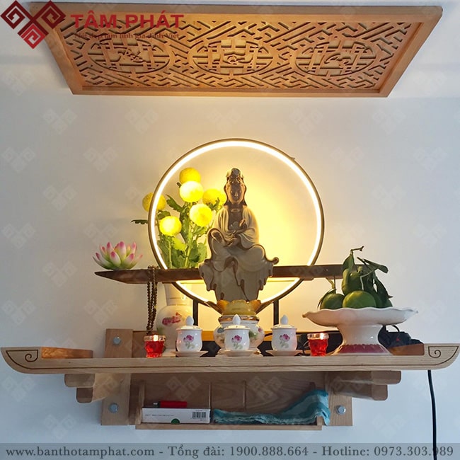Bàn thờ treo tường mẫu TT2006 Tâm Phát