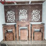 Có thể kết hợp 3 bàn thờ trong cùng một không gian tuỳ mục đích của gia chủ