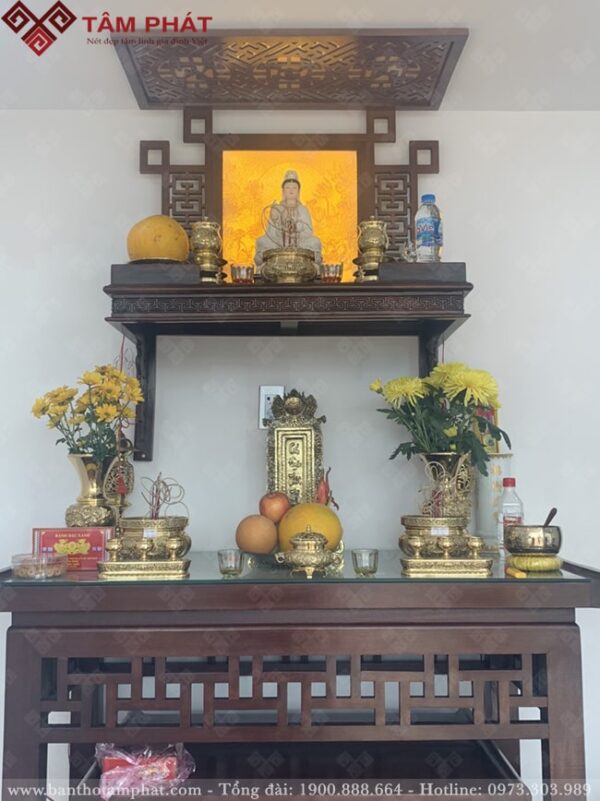 Tranh trúc chỉ cho bàn thờ Phật treo tường