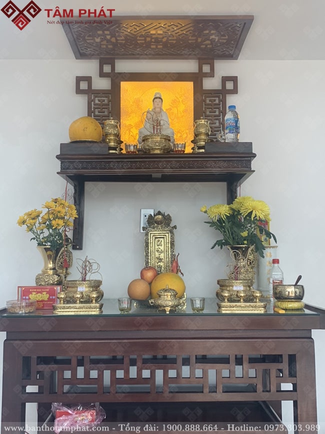 Tranh trúc chỉ cho bàn thờ Phật treo tường