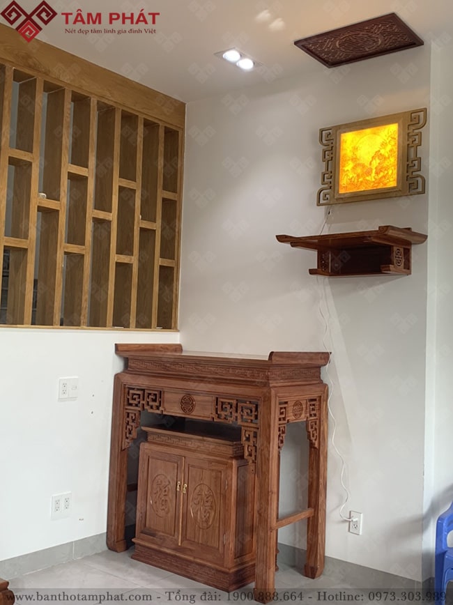 Tranh trúc chỉ sen cho bàn thờ treo tường