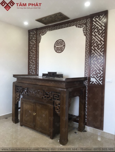Bàn thờ Tâm Phát có mẫu mã đẹp mắt