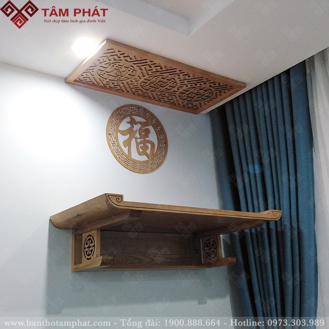 Bàn thờ treo kích thước lớn 61x107
