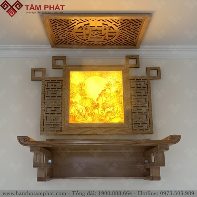 Tranh trúc chỉ thủ công cho bàn thờ treo tường