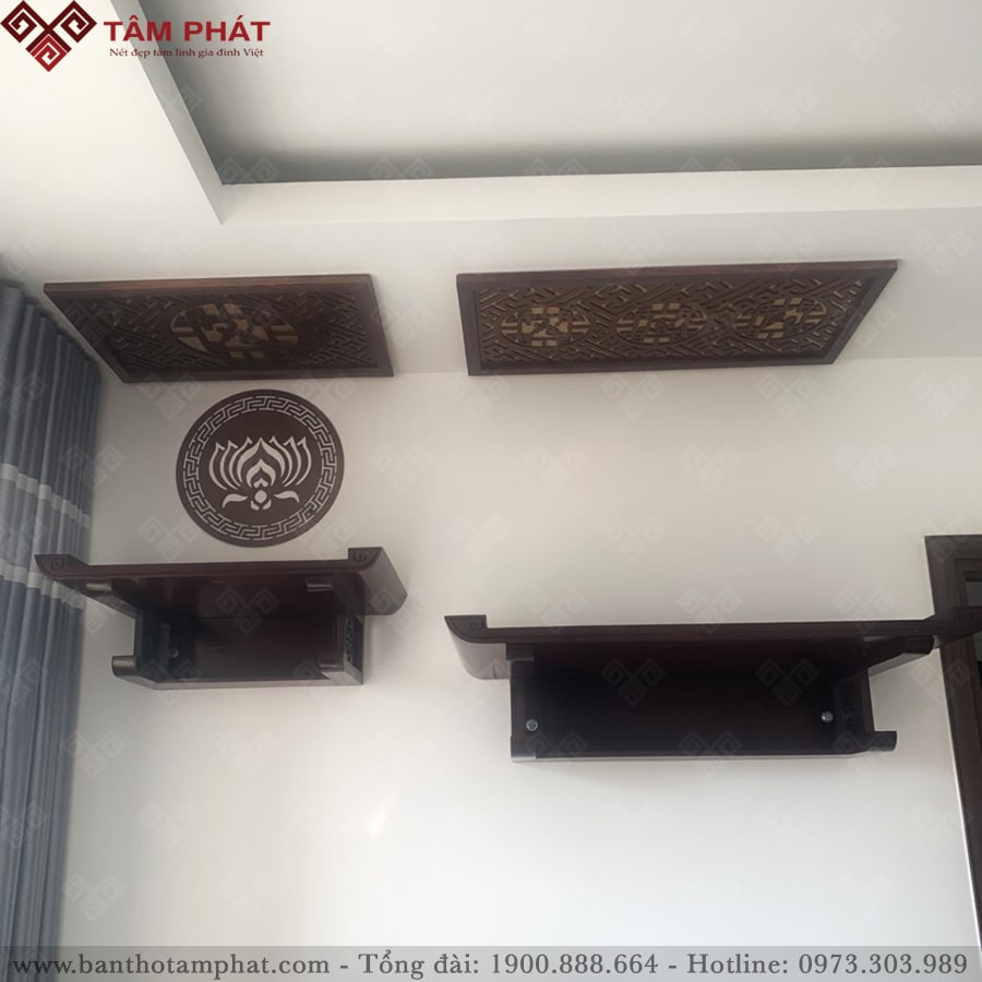 Giá Bàn Thờ Phật Treo Tường Và Bàn Thờ Phật Truyền Thống