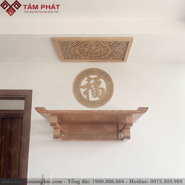 Bàn thờ treo tường mẫu TT2016 Tâm Phát