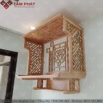 Vách ngăn giúp không gian thờ yên tĩnh hơn