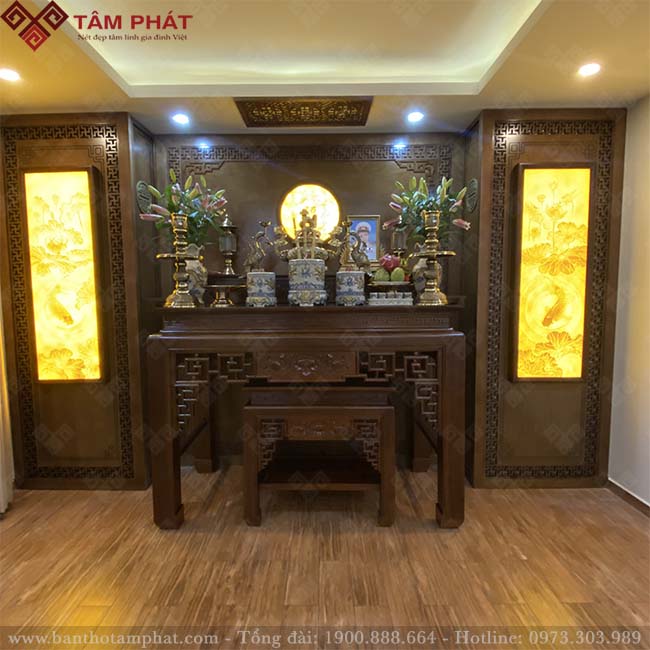 Mẫu phòng thờ gia tiên đẹp BT-1128
