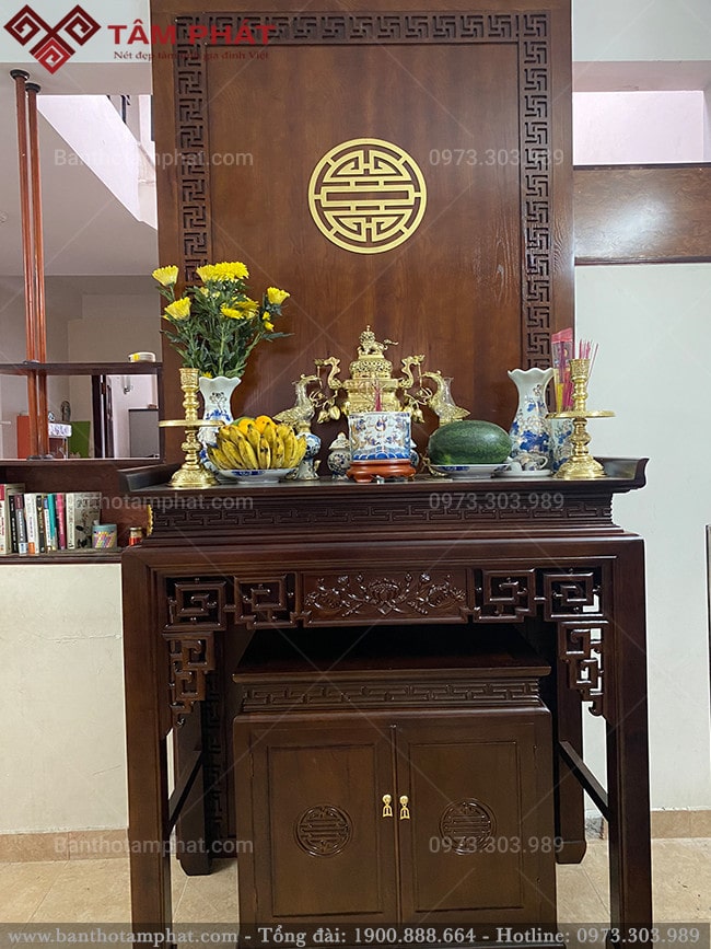 Bàn thờ chung cư đẹp mẫu BT-1141 giá rẻ Tâm Phát