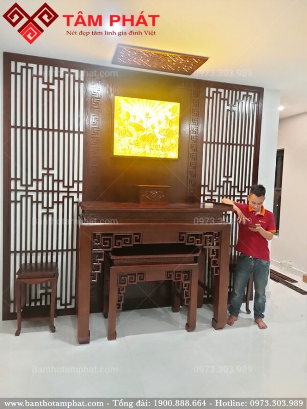 Mẫu phòng thờ được nhiều khách hàng lựa chọn