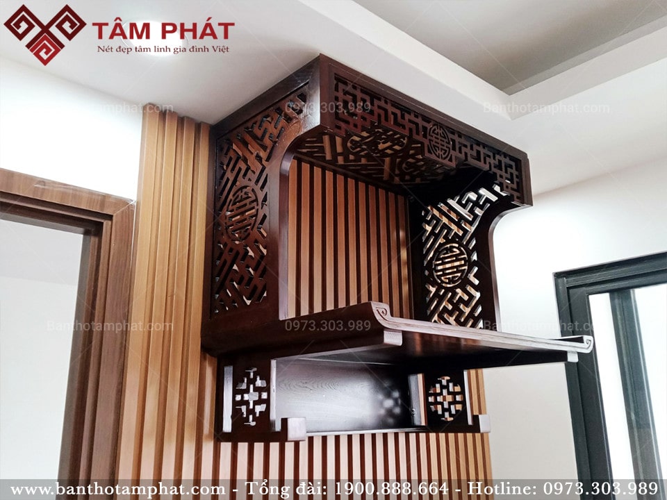 Vách ngăn bàn thờ treo đa dạng về mẫu mã