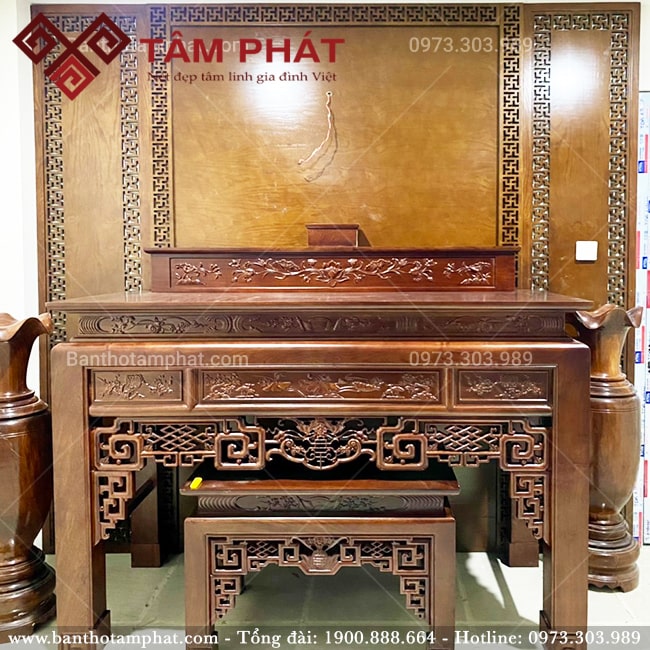 Bàn thờ Tâm Phát BT-1139 đẹp, sang trọng, hợp phong thuỷ