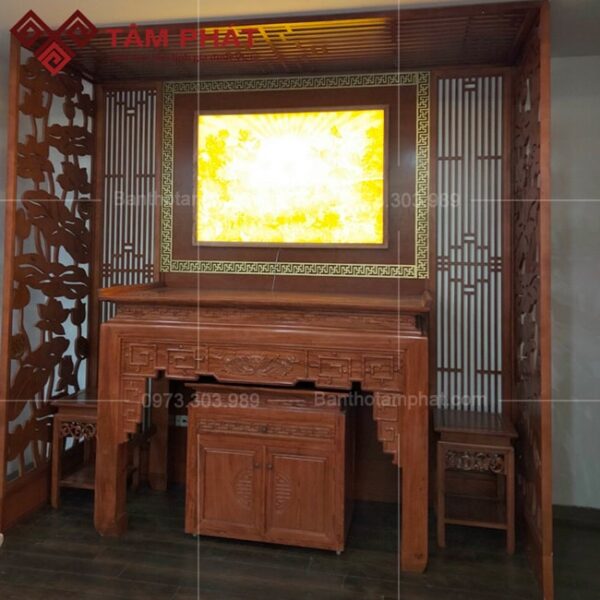 Mẫu phòng thờ sang trọng BT-1140