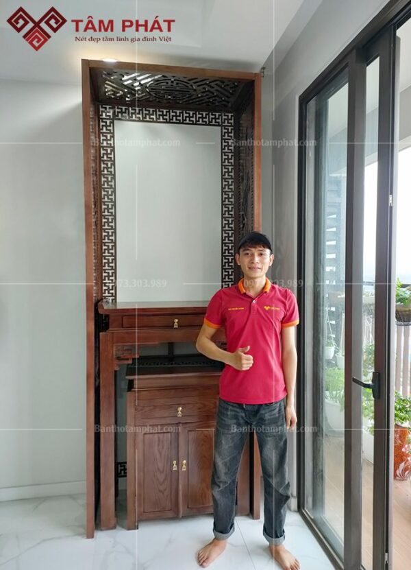 Bàn thờ chung cư Tâm Phát chất lượng cao