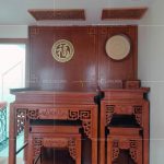 Bàn thờ đa dạng về màu sắc và loại gỗ