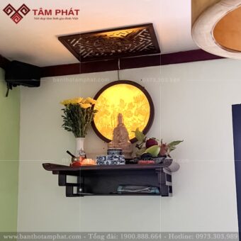 Trang thờ mẹ quan âm treo tường