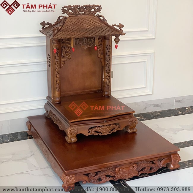 Bàn thờ ông Địa cao cấp mẫu BTT-3318 Tâm Phát