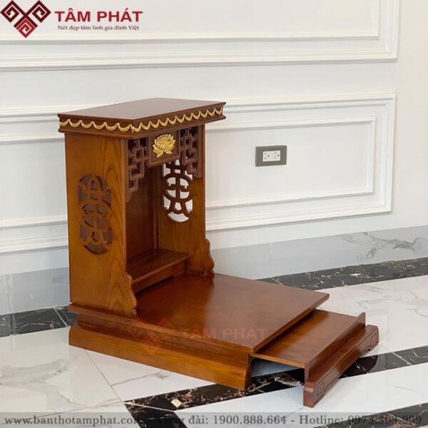 Bàn thờ ông địa hiện đại sang trọng BTT-3323