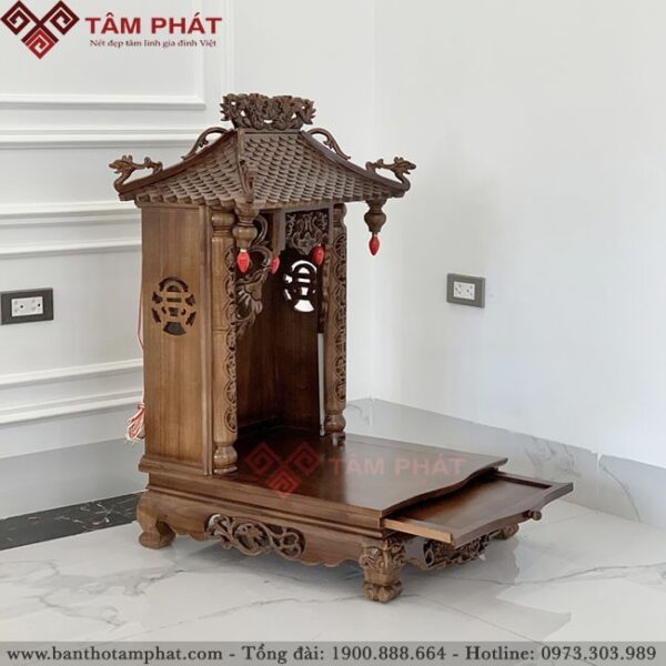 Mẫu bàn thờ thần tài sang trọng