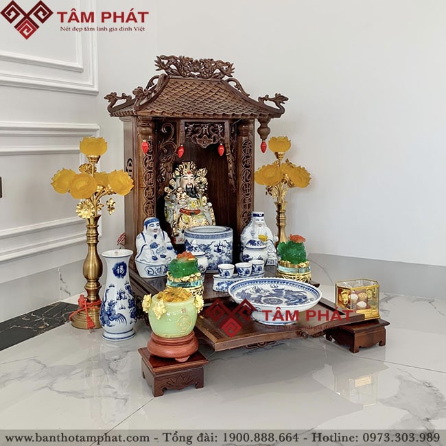 Bàn thờ ông Địa cao cấp mẫu BTT-3318
