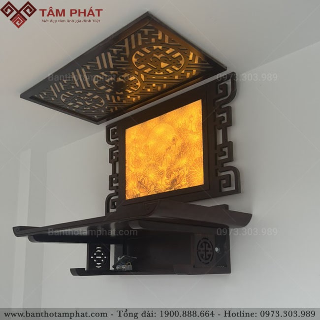 Trang thờ đẹp và tranh trúc chỉ cao cấp mẫu TT2057