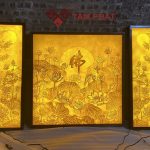 Tranh bái Phật cho phòng thờ lớn