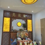 Tranh trúc chỉ trần nhà phòng thờ gia tiên