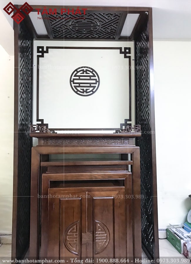 Bàn thờ đơn giản Tâm Phát