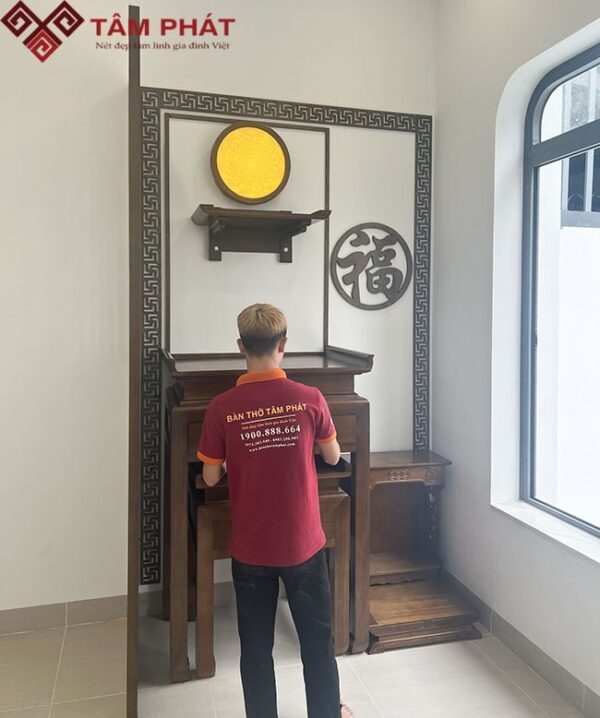 3 bàn thờ kết hợp độc đáo trong cùng một không gian