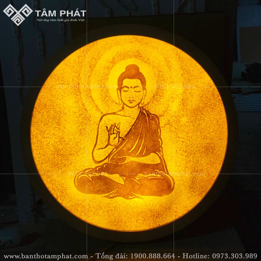 Tranh Phật đa dạng về họa tiết