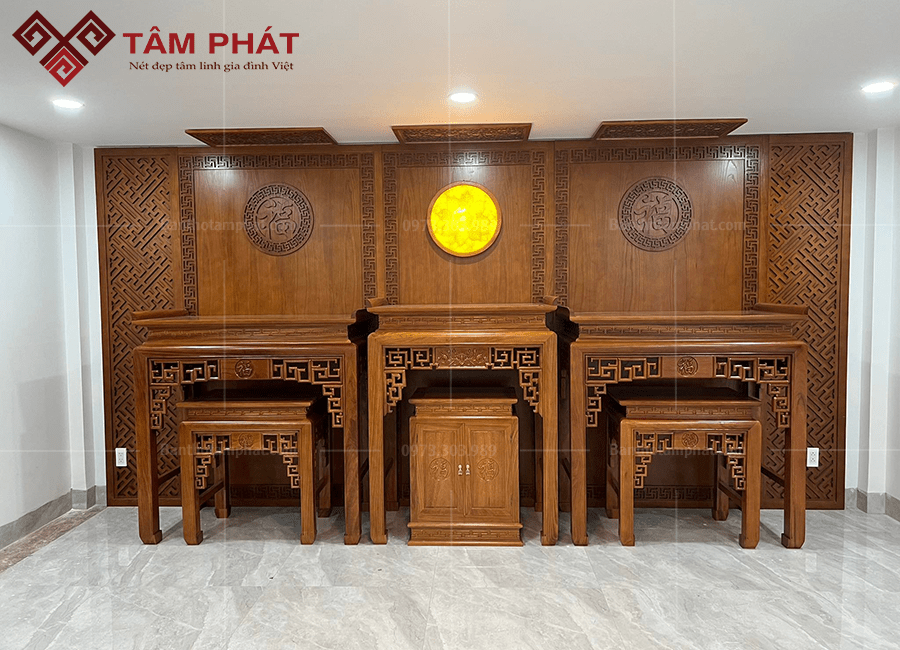 Phòng thờ gia tiên Nội Ngoại và thờ Phật BT-1158