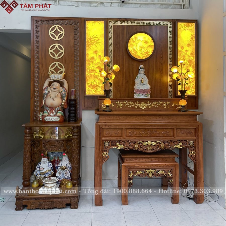 Mẫu không gian thờ đẹp BT-1168