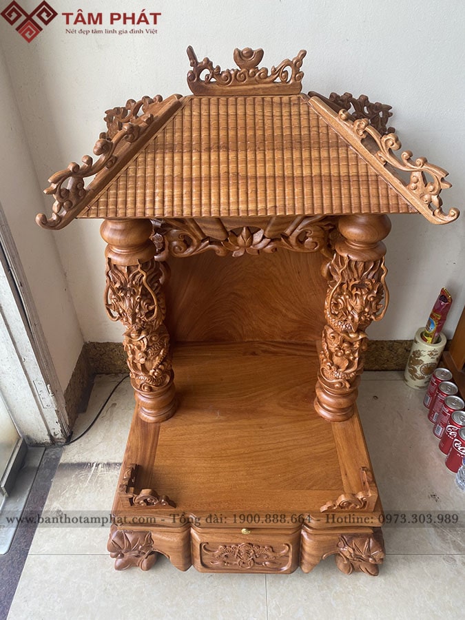 Bàn thờ Thần Tài Ông Địa cao cấp BTT-3328