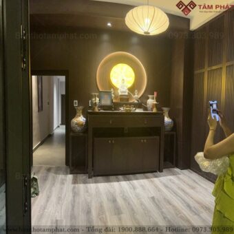Không gian phòng thờ đơn giản mẫu BT-1197