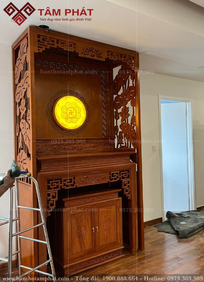 Mẫu phòng thờ đơn giản BT-1190