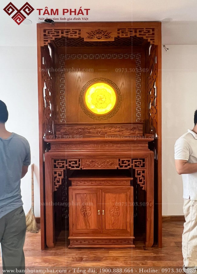 Mẫu phòng thờ đơn giản BT-1190