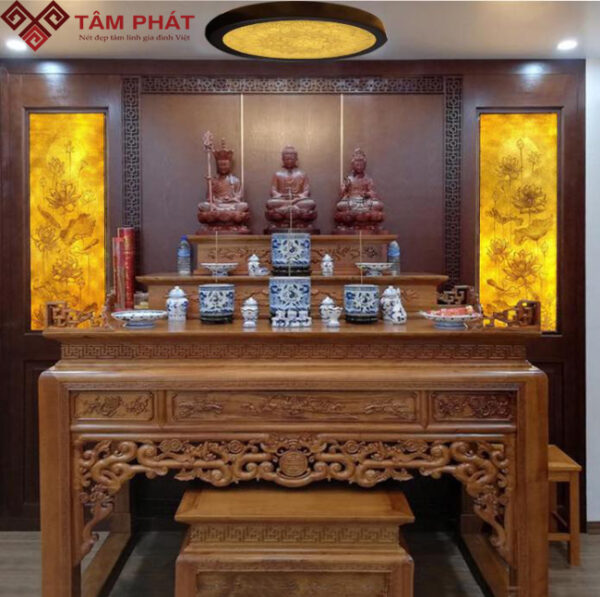 Mẫu bàn thờ 3 tầng, 3 cấp BT-1189