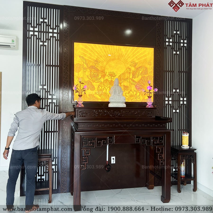 Mẫu phòng thờ đẹp BT-1195 Tâm Phát