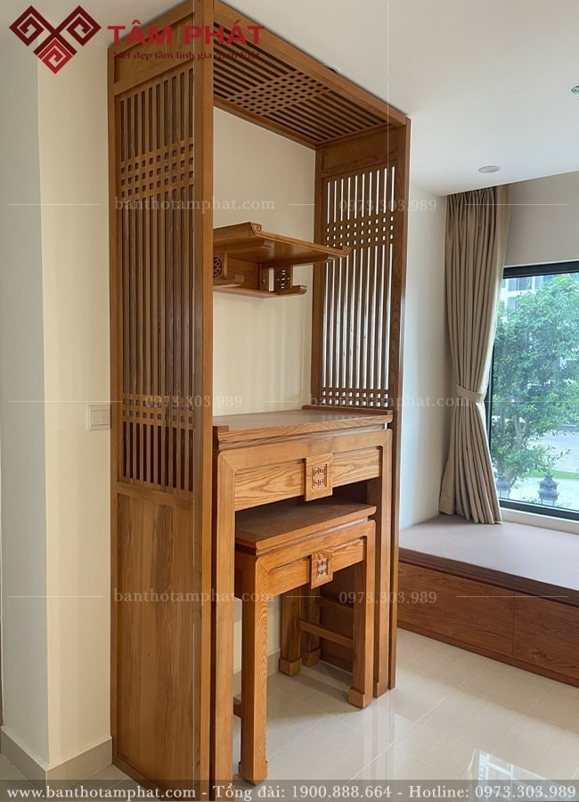 Phòng thờ chung cư đơn giản BT-1120 Tâm Phát