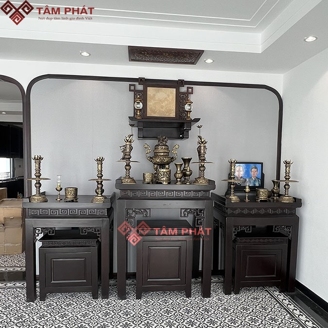 Mẫu phòng thờ đơn giản BT-1216 Tâm Phát