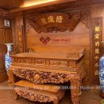 Sập thờ Tâm Phát đa dạng kích thước và thiết kế