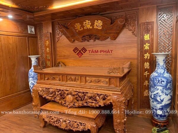 Sập thờ Tâm Phát đa dạng kích thước và thiết kế