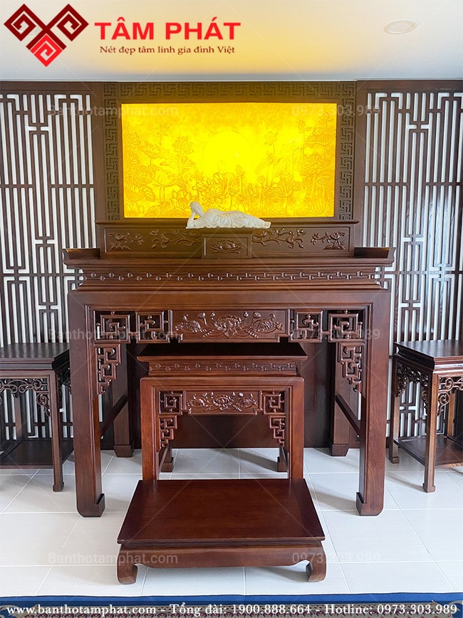 Phòng thờ Phật sang trọng BT-1232