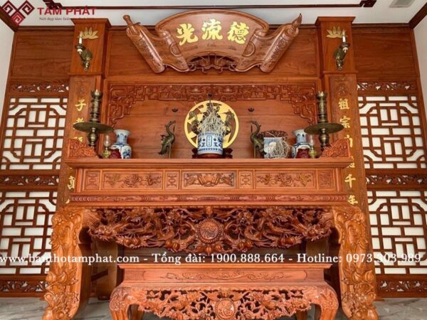 Sập thờ Mai Điểu chữ Phúc