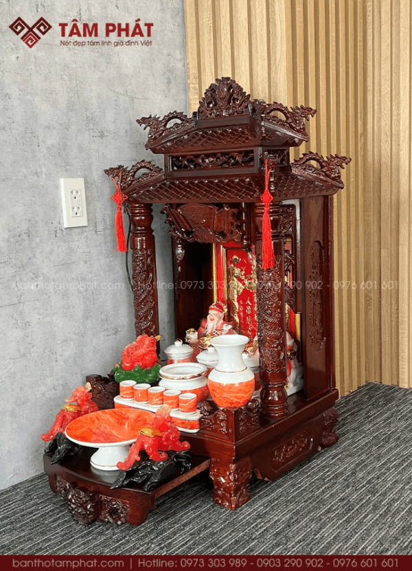 Sản phẩm bàn thờ Ông Địa chất lượng cao của Tâm Phát