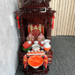Bàn thờ mái chùa tạo lên nét đẹp truyền thống