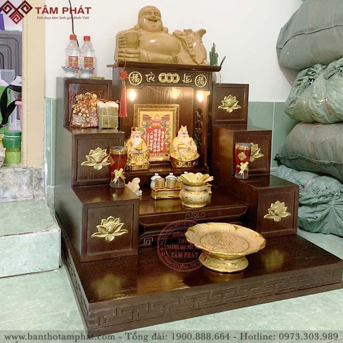 Bàn thờ ông địa thần tài sang trọng hiện đại BTT-3341 4 Bàn thờ Ông Địa Thần Tài hiện đại BTT-3341 Tâm Phát