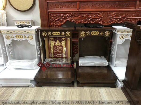 Bàn thờ tài lộc đa dang màu sắc