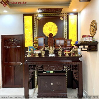 Mẫu bàn thờ gia tiên đẹp BT-1251
