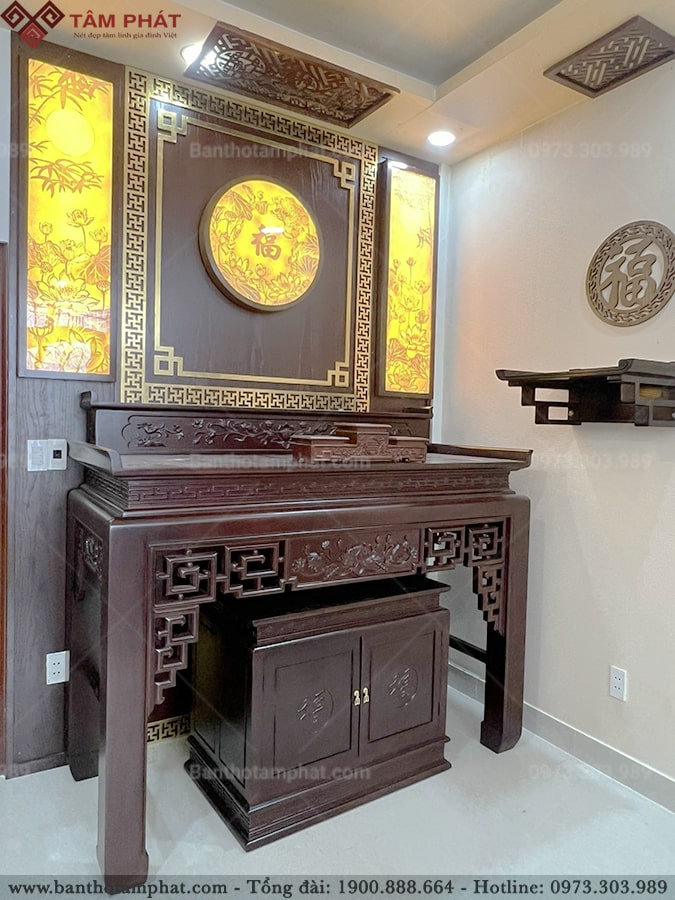 Phòng thờ gia tiên đẹp BT-1251 Tâm Phát